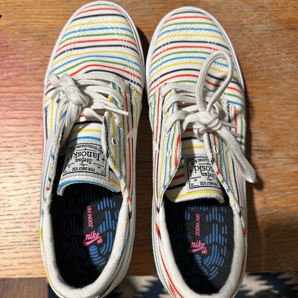 Nike SB Zoom Stefan Janoski Canvas Sail/White AQ7878-100 Size 8